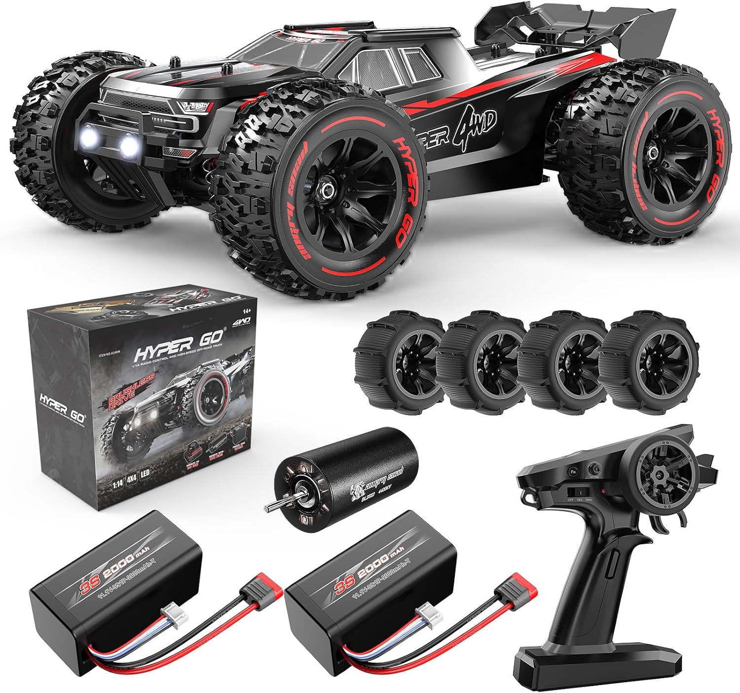 HYPER GO H14BM 1/14 Brushless RC Car