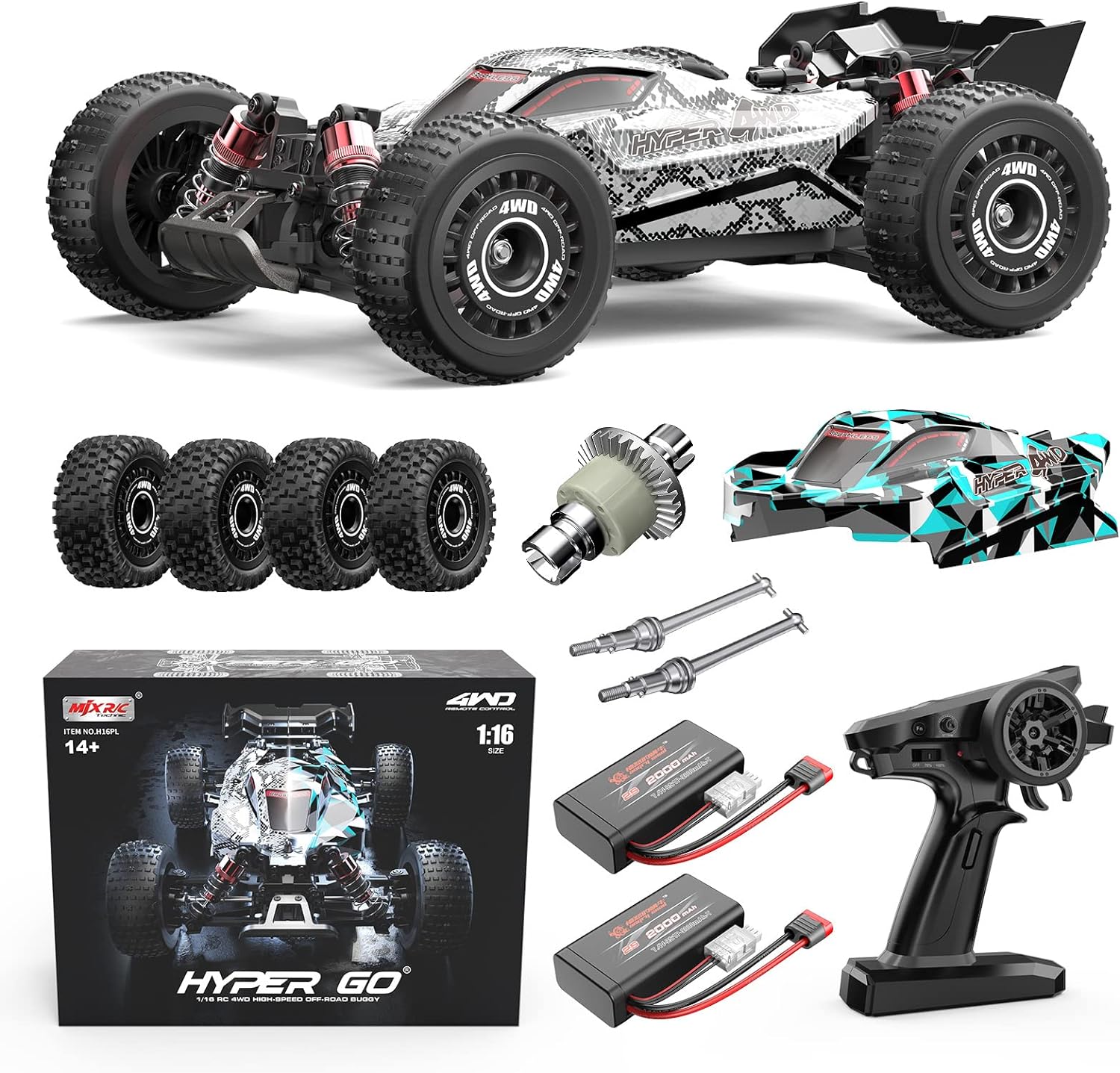 HYPER GO H16PL 1/16 RTR Brushless RC Buggy